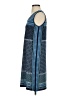 Max Studio Graphic Blue Casual Dress Size S - photo 5