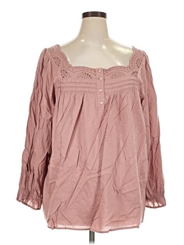 LC Lauren Conrad Long Sleeve Blouse (view 1)