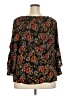 Fever 100% Rayon Black 3/4 Sleeve Blouse Size 2X - photo 2