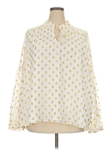 Crown & Ivy Long Sleeve Blouse (view 1)