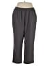 Alfred Dunner 100% Polyester Solid Gray Casual Pants Size 20 - photo 1