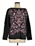 J.Jill Paisley Black Pullover Sweater Size M - photo 1
