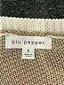 Blu Pepper 100% Acrylic Brown Pullover Sweater Size S - photo 7