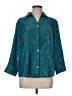 Coldwater Creek 100% Polyester Teal 3/4 Sleeve Blouse One size - photo 1