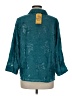 Coldwater Creek 100% Polyester Teal 3/4 Sleeve Blouse One size - photo 2