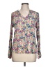 Kut from the Kloth Floral Ivory Long Sleeve Blouse Size L - photo 1