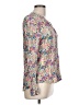 Kut from the Kloth Floral Ivory Long Sleeve Blouse Size L - photo 4