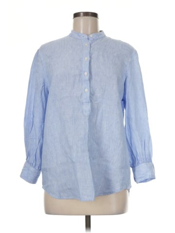 Lauren by Ralph Lauren 3/4 Sleeve Button-Down Shirt (view 1)