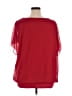 VIISHOW Red Short Sleeve Blouse Size 3X - photo 1