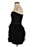 Aqua Solid Black Cocktail Dress Size XS - photo 5