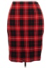 J.Jill Plaid Red Casual Skirt Size L - photo 2
