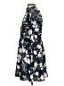 Wilfred 100% Polyester Print Black Cocktail Dress Size 2 - photo 5
