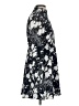 Wilfred 100% Polyester Print Black Cocktail Dress Size 2 - photo 4