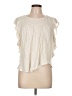 Deletta Ivory Sleeveless T-Shirt Size L - photo 1