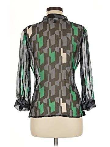 Diane von Furstenberg 3/4 Sleeve Silk Top (view 2)