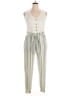 No Boundaries 100% Polyester Stripes Ivory Jumpsuit Size XXL - photo 1