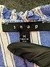 Snap Stripes Blue Casual Dress Size M - photo 7
