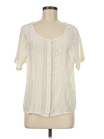 Trina Turk Short Sleeve Silk Top (view 1)