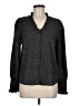 Jones & Co 100% Polyester Polka Dots Black Long Sleeve Blouse Size M - photo 1