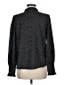 Jones & Co 100% Polyester Polka Dots Black Long Sleeve Blouse Size M - photo 2