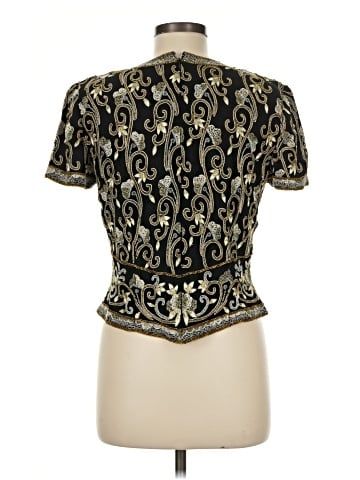 Papell Boutique Evening Short Sleeve Top (view 2)