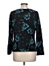 Notations Teal Long Sleeve Blouse Size L - photo 2