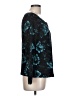 Notations Teal Long Sleeve Blouse Size L - photo 4