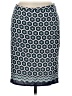 Max Studio Print Teal Casual Skirt Size M - photo 1