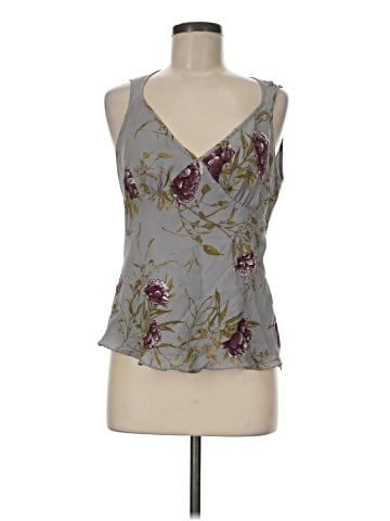 Linda Allard Ellen Tracy Sleeveless Silk Top (view 1)