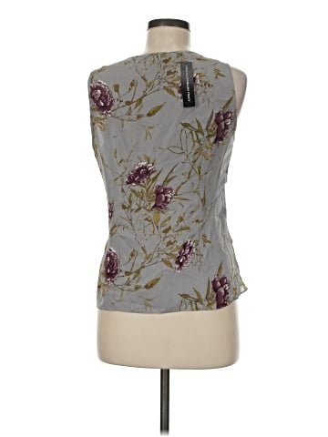 Linda Allard Ellen Tracy Sleeveless Silk Top (view 2)