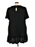 Max Studio Black Short Sleeve Top Size 3X - photo 2