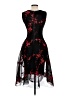 Maje 100% Polyester Floral Black Cocktail Dress Size Sm (1) - photo 2