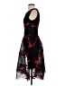 Maje 100% Polyester Floral Black Cocktail Dress Size Sm (1) - photo 5