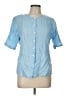 Bogner Blue Short Sleeve Blouse Size 12 - photo 1