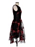 Maje 100% Polyester Floral Black Cocktail Dress Size Sm (1) - photo 4