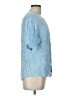 Bogner Blue Short Sleeve Blouse Size 12 - photo 4
