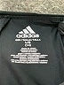 Adidas 100% Polyester Stripes Black Skort Size 14 - photo 3