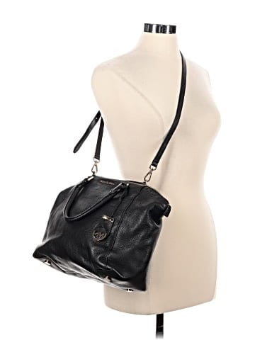 MICHAEL Michael Kors Leather Satchel (view 2)