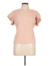 Deletta 100% Cotton Pink Short Sleeve Top Size L - photo 1