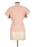 Deletta 100% Cotton Pink Short Sleeve Top Size L - photo 2