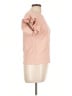 Deletta 100% Cotton Pink Short Sleeve Top Size L - photo 4