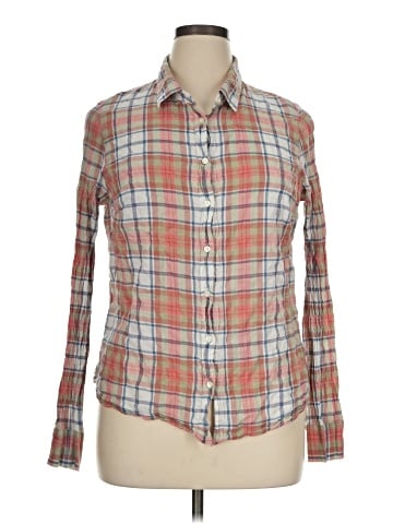 J.Crew Factory Store Long Sleeve Button-Down Shirt (view 1)