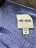 Nic + Zoe Blue Pullover Sweater Size S - photo 7