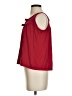 Little Yellow Button Red Sleeveless Blouse Size XS - photo 5