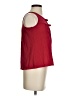 Little Yellow Button Red Sleeveless Blouse Size XS - photo 4