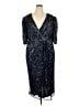Mac Duggal 100% Polyester Stars Blue Cocktail Dress Size 20 - photo 1