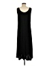 Jostar Solid Black Casual Dress Size M - photo 2