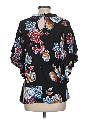 Rainbow Short Sleeve Blouse (view 2)