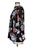 Rainbow Floral Black Short Sleeve Blouse Size L (estimated) - photo 5