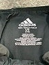 Adidas 100% Polyester Stripes Black Skort Size 14 - photo 3